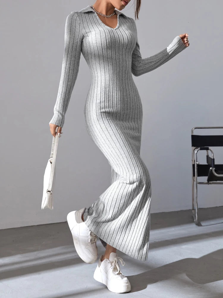 CurveScene Knit Dress