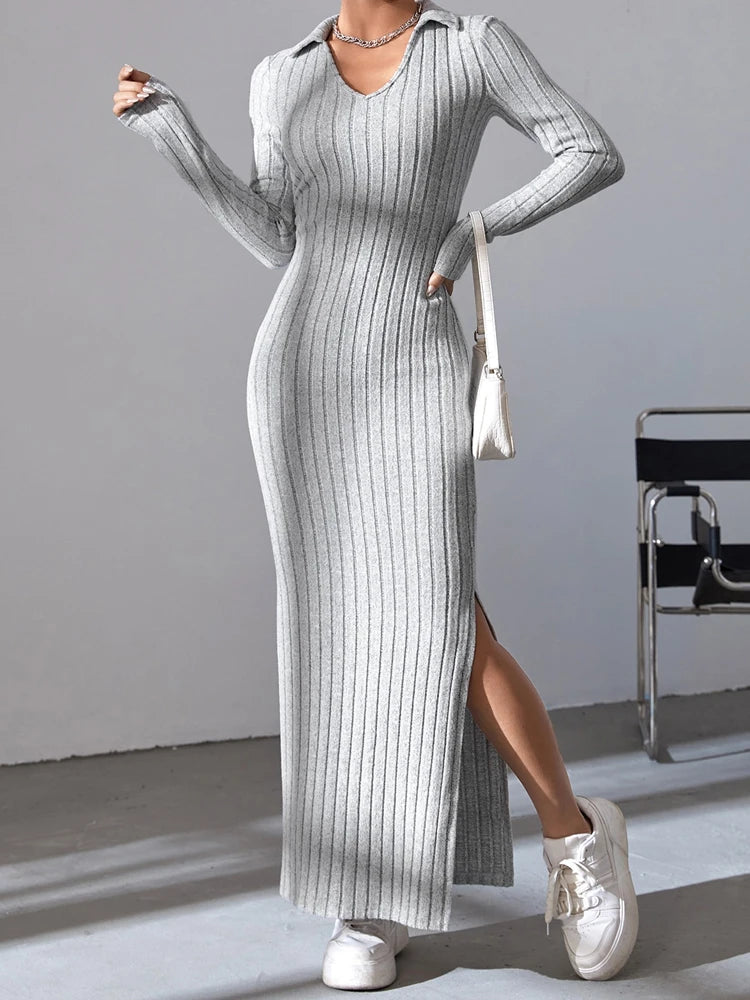 CurveScene Knit Dress