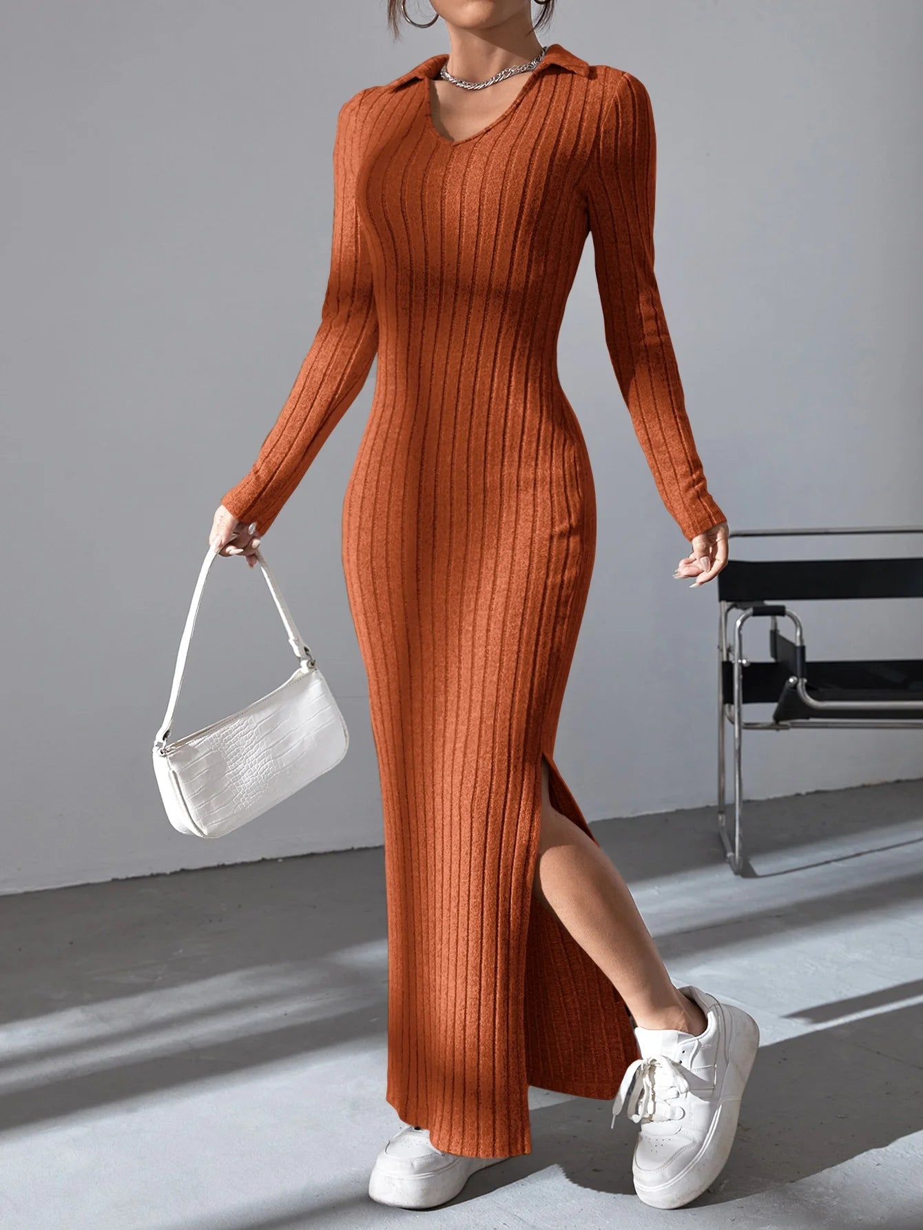 CurveScene Knit Dress